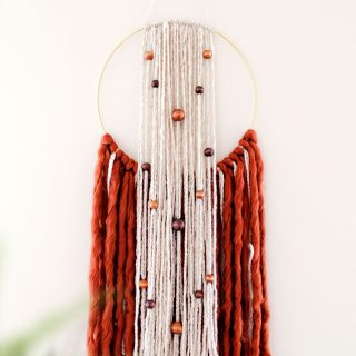 DIY Hoop Yarn Wall Hanging